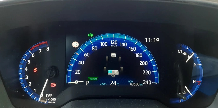 Toyota Corolla cena 94900 przebieg: 43000, rok produkcji 2020 z Dąbrowa Białostocka małe 301